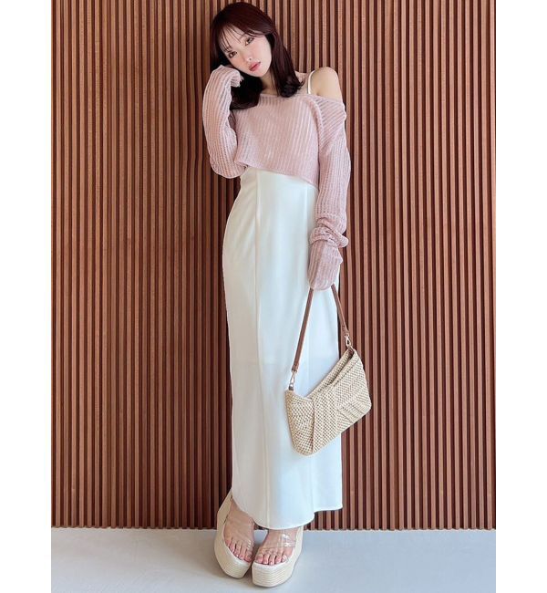 RESEXXY「Iラインキャミワンピース【セットアップ着用可能/ピンクWEB限定カラー】」|ワンピース|