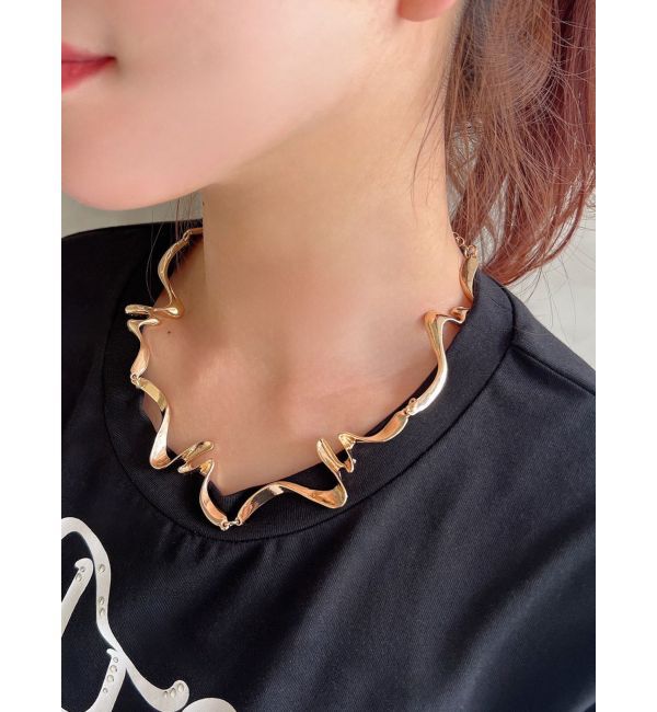 RESEXXY「ウェーブチョーカーネックレス」|ネックレス|