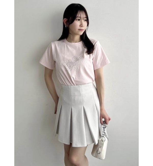 dazzlin「【セットアップ対応】ボックスプリーツカットミニスカート」|スカート|