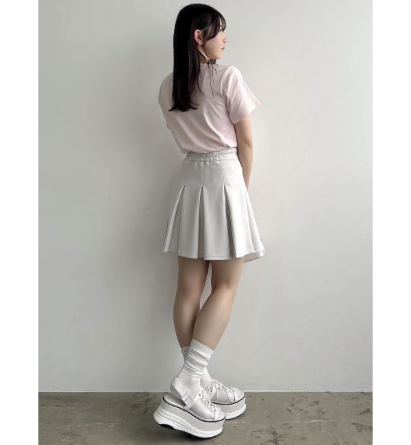 dazzlin「【セットアップ対応】ボックスプリーツカットミニスカート」|スカート|