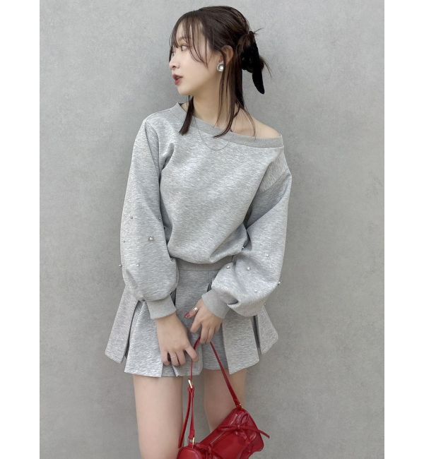 dazzlin「【セットアップ対応】ボックスプリーツカットミニスカート」|スカート|