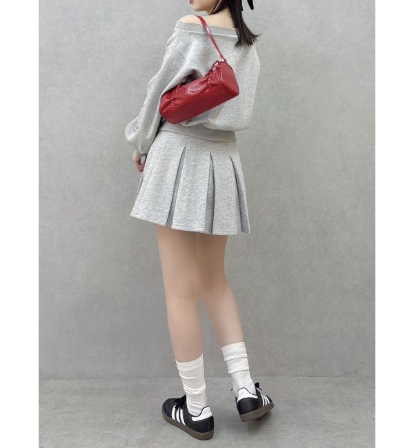 dazzlin「【セットアップ対応】ボックスプリーツカットミニスカート」|スカート|