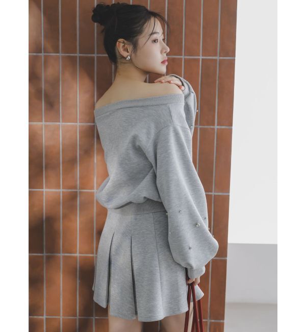 dazzlin「【セットアップ対応】ボックスプリーツカットミニスカート」|スカート|