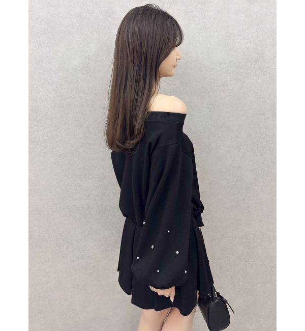 dazzlin「【セットアップ対応】ボックスプリーツカットミニスカート」|スカート|