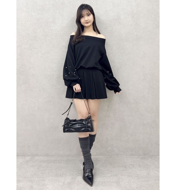 dazzlin「【セットアップ対応】ボックスプリーツカットミニスカート」|スカート|