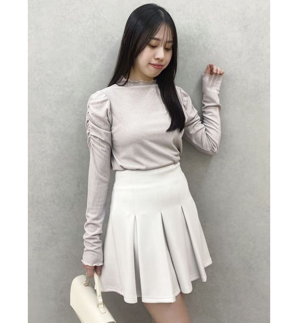 dazzlin「【セットアップ対応】ボックスプリーツカットミニスカート」|スカート|