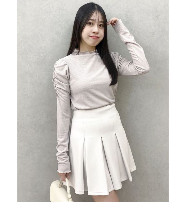 dazzlin「【セットアップ対応】ボックスプリーツカットミニスカート」|スカート|