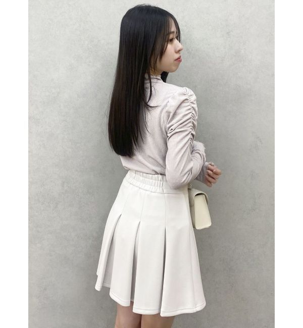 dazzlin「【セットアップ対応】ボックスプリーツカットミニスカート」|スカート|
