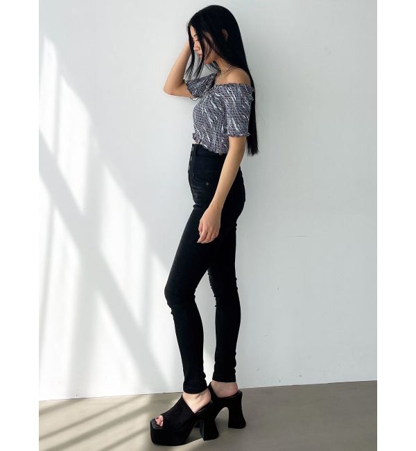 EMODA「【ELDER】FIX ハイウエストデニム」|デニム|