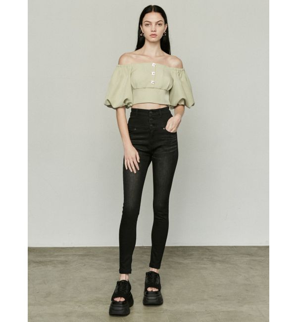 EMODA「【ELDER】FIX ハイウエストデニム」|デニム|