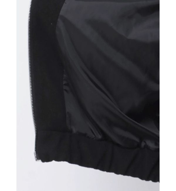 EMODA「リブカラーフリースブルゾン」|ブルゾン・スタジャン|