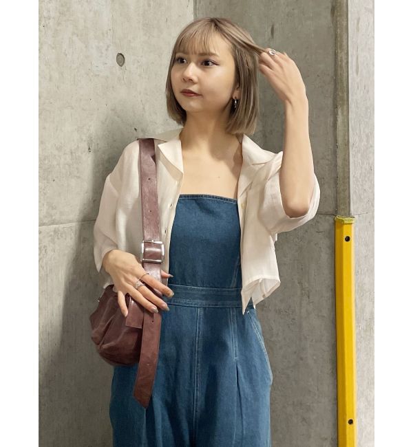 MURUA「オープンカラーシアーシャツ」|シャツ・ブラウス|