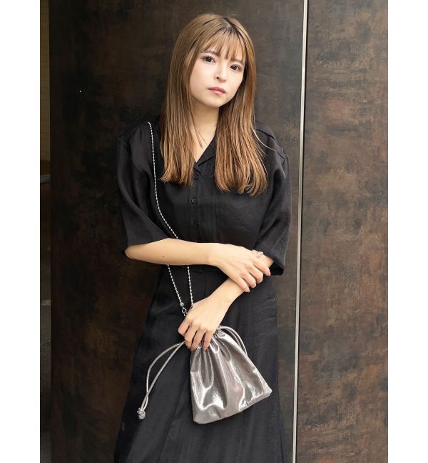 MURUA「オープンカラーシアーシャツ」|シャツ・ブラウス|