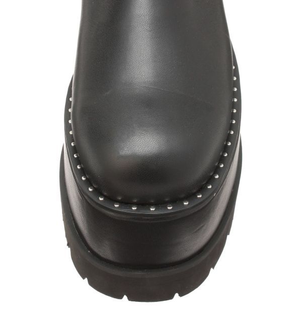 MURUA「ストレッチ厚底ハーフブーツ」|ロングブーツ|