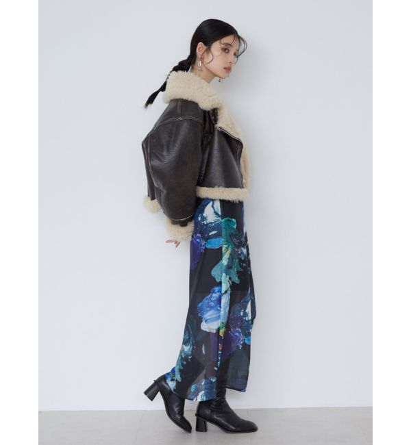 MURUA「ペイントシアースカート【WEB限定】」|スカート|