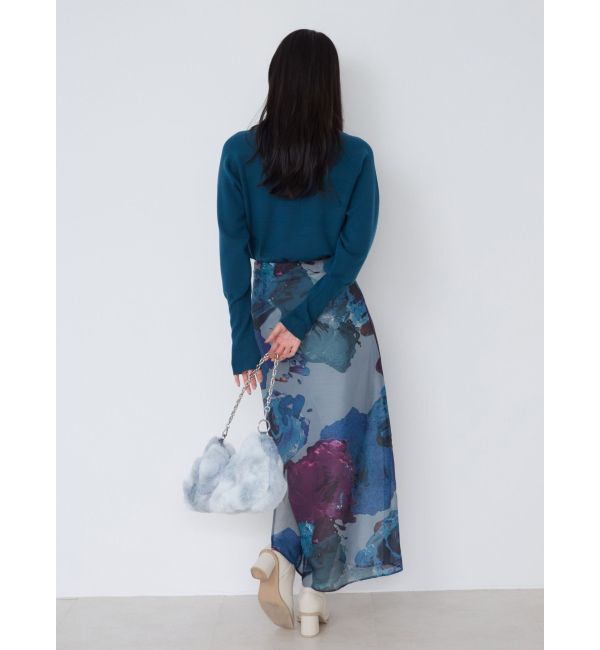 MURUA「ペイントシアースカート【WEB限定】」|スカート|