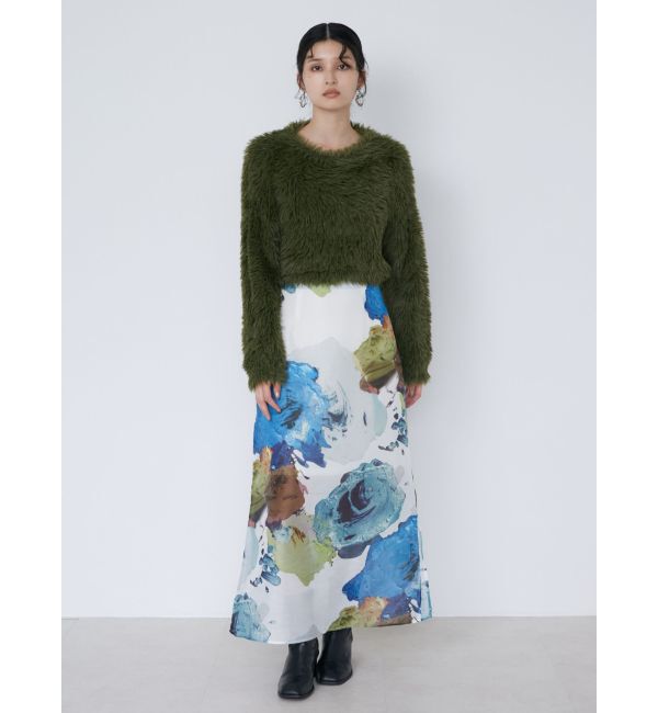 MURUA「ペイントシアースカート【WEB限定】」|スカート|