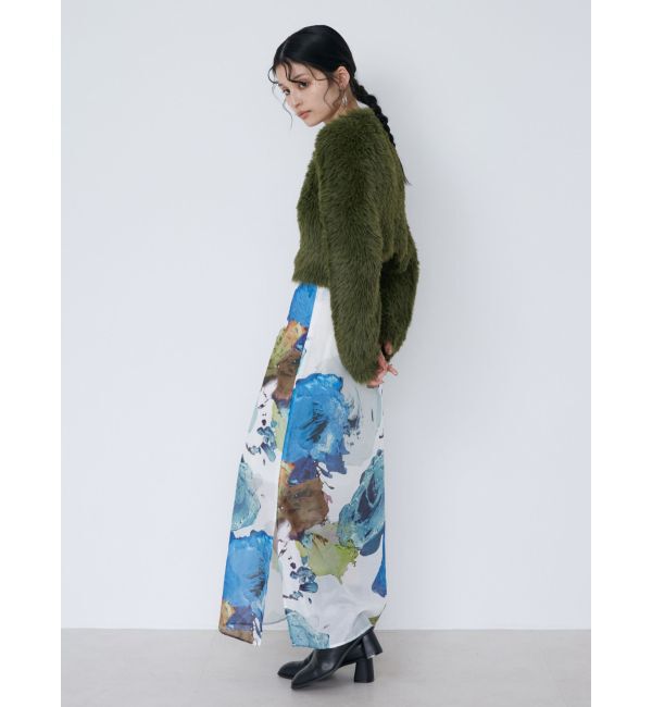 MURUA「ペイントシアースカート【WEB限定】」|スカート|