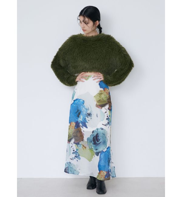 MURUA「ペイントシアースカート【WEB限定】」|スカート|