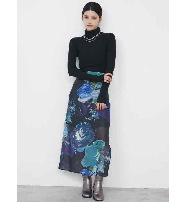 MURUA「ペイントシアースカート【WEB限定】」|スカート|