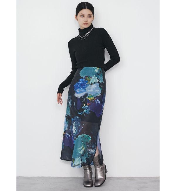 MURUA「ペイントシアースカート【WEB限定】」|スカート|