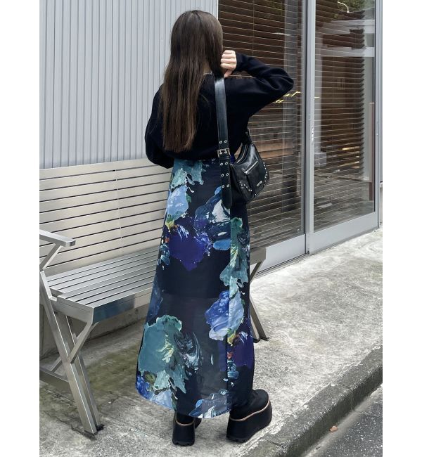 MURUA「ペイントシアースカート【WEB限定】」|スカート|