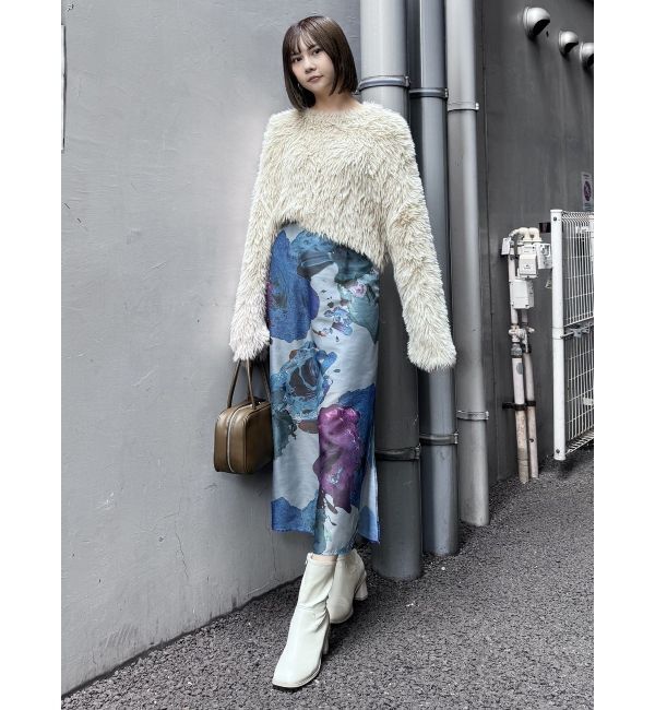 MURUA「ペイントシアースカート【WEB限定】」|スカート|