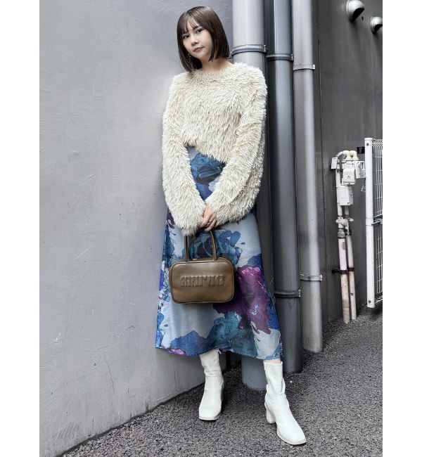 MURUA「ペイントシアースカート【WEB限定】」|スカート|