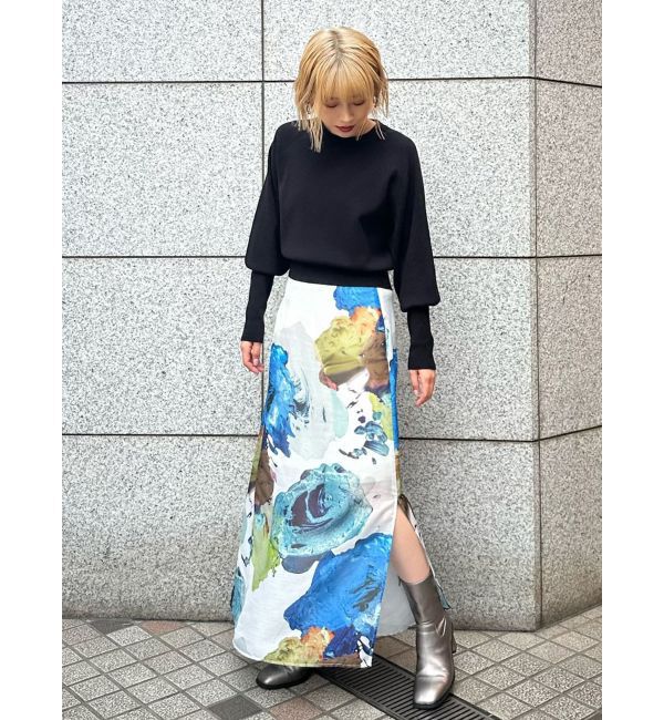 MURUA「ペイントシアースカート【WEB限定】」|スカート|