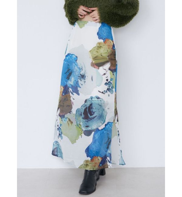 MURUA「ペイントシアースカート【WEB限定】」|スカート|