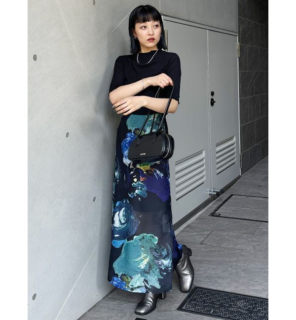 MURUA「ペイントシアースカート【WEB限定】」|スカート|