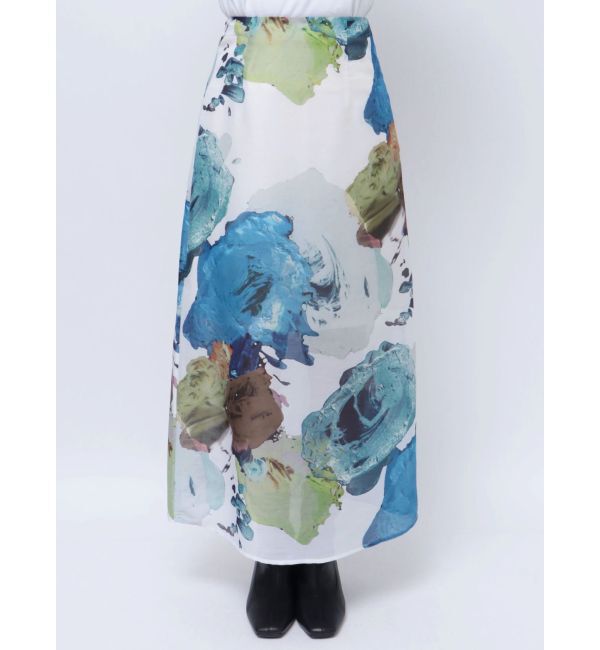 MURUA「ペイントシアースカート【WEB限定】」|スカート|