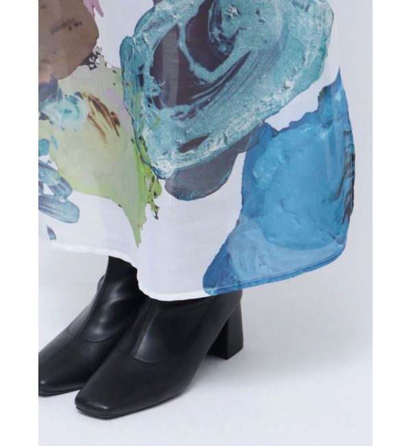 MURUA「ペイントシアースカート【WEB限定】」|スカート|