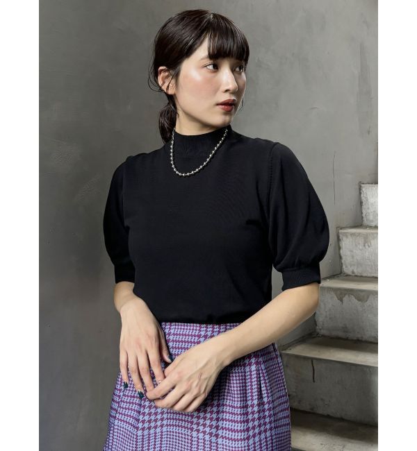 MURUA「ハーフパフスリーブニット」|ニット・セーター|