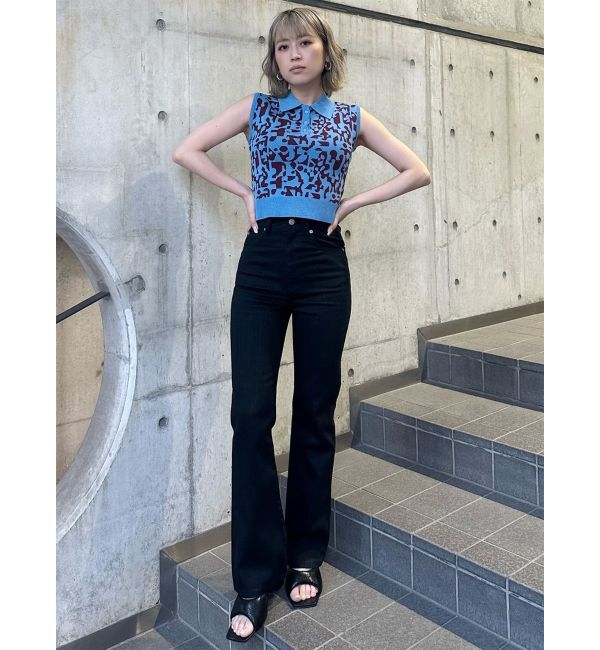 MURUA「ハイウエストヴィンテージフレアデニム」|デニム|