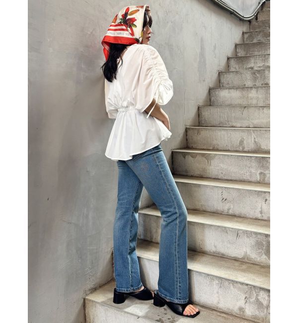 MURUA「ハイウエストヴィンテージフレアデニム」|デニム|