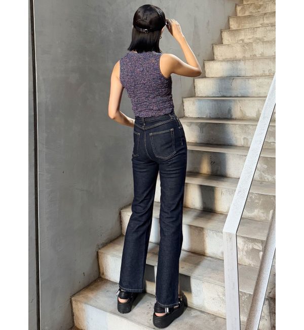 MURUA「ハイウエストヴィンテージフレアデニム」|デニム|