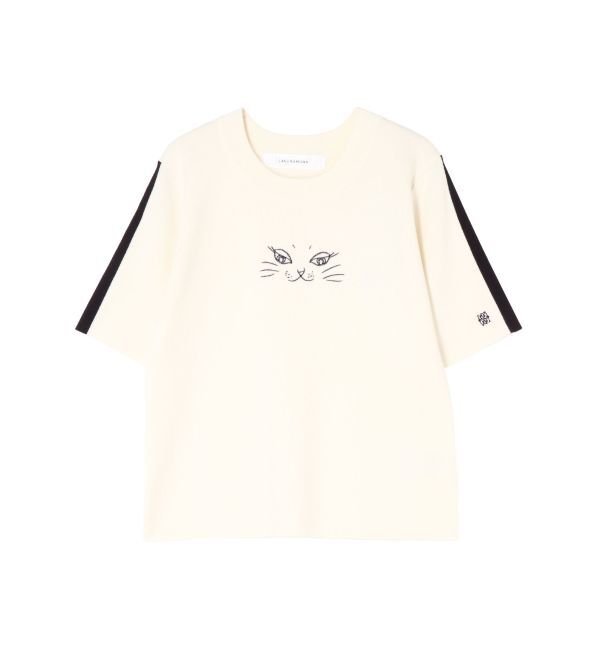 LAGUNAMOON「LAGUNA CATラインニットプルオーバー」|ニット・セーター|