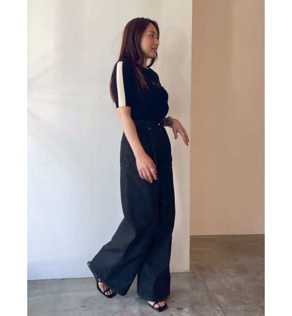 LAGUNAMOON「LAGUNA CATラインニットプルオーバー」|ニット・セーター|