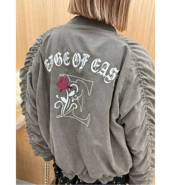 EVRIS「ボリュームギャザーショートMA-1」|ブルゾン・スタジャン|