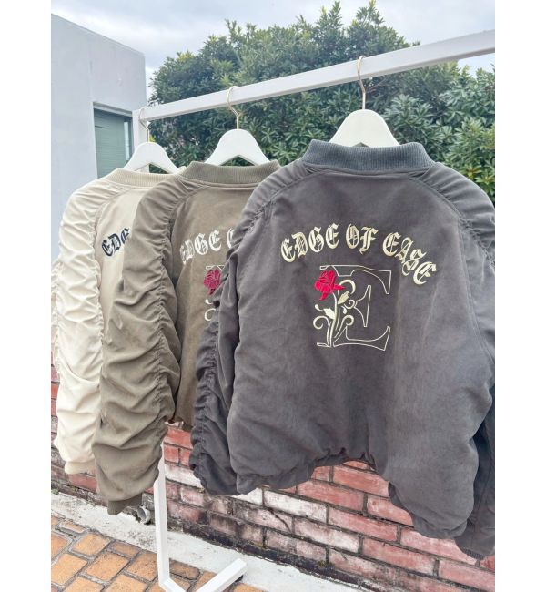 EVRIS「ボリュームギャザーショートMA-1」|ブルゾン・スタジャン|