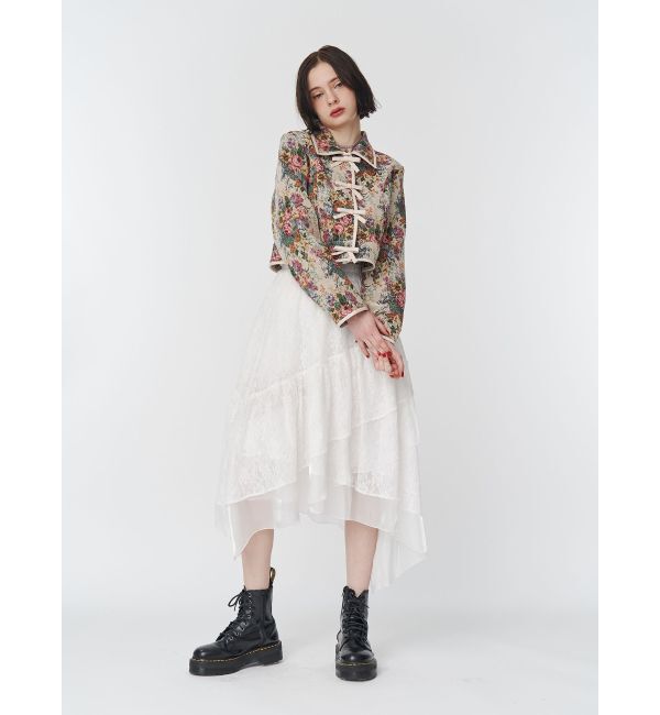 jouetie「レースアシメフリルスカート」|スカート|