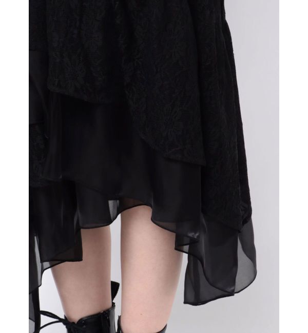 jouetie「レースアシメフリルスカート」|スカート|