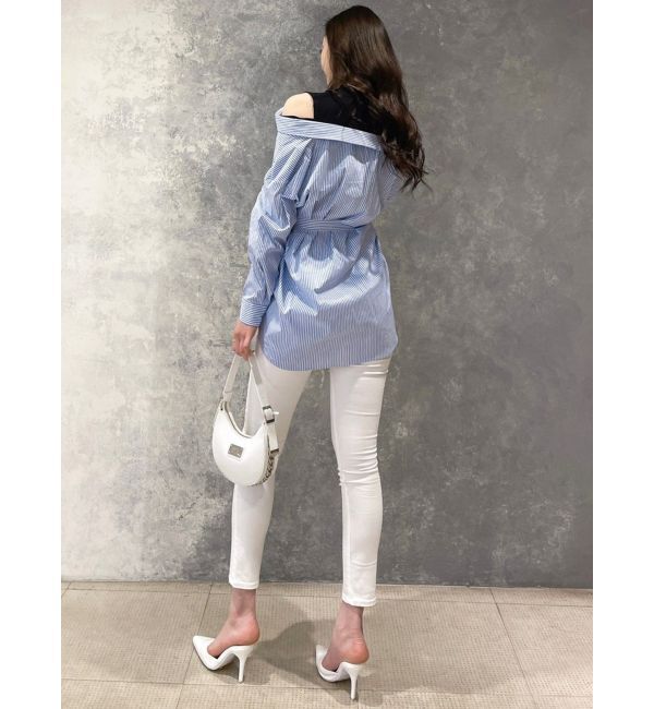 GYDA「ドッキングオフショルチュニックシャツ」|シャツ・ブラウス|