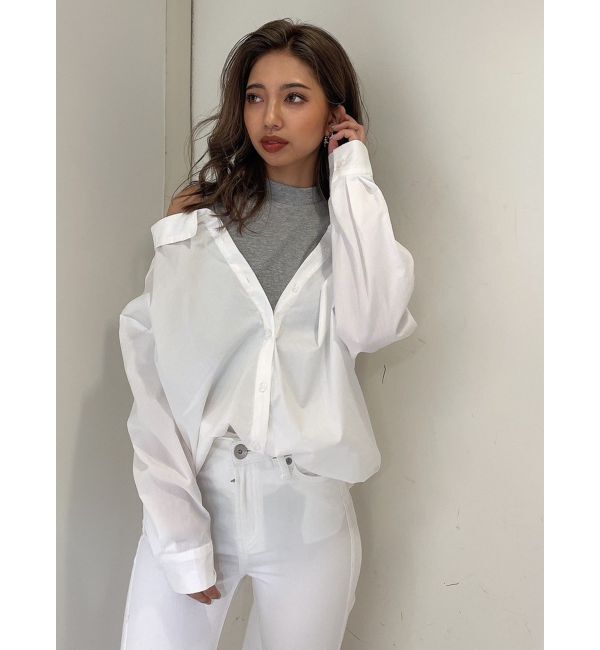 GYDA「ドッキングオフショルチュニックシャツ」|シャツ・ブラウス|