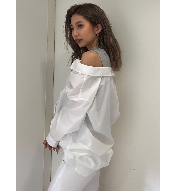 GYDA「ドッキングオフショルチュニックシャツ」|シャツ・ブラウス|