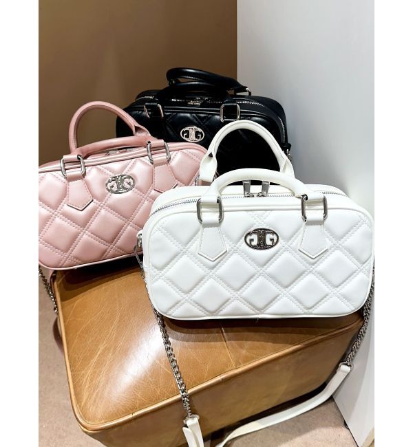 GYDA「キルティングrectangle BAG」|ハンドバッグ|