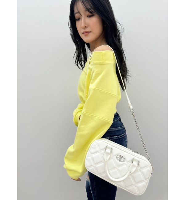 GYDA「キルティングrectangle BAG」|ハンドバッグ|