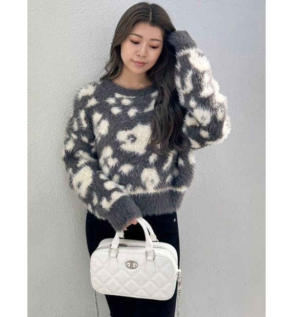 GYDA「キルティングrectangle BAG」|ハンドバッグ|