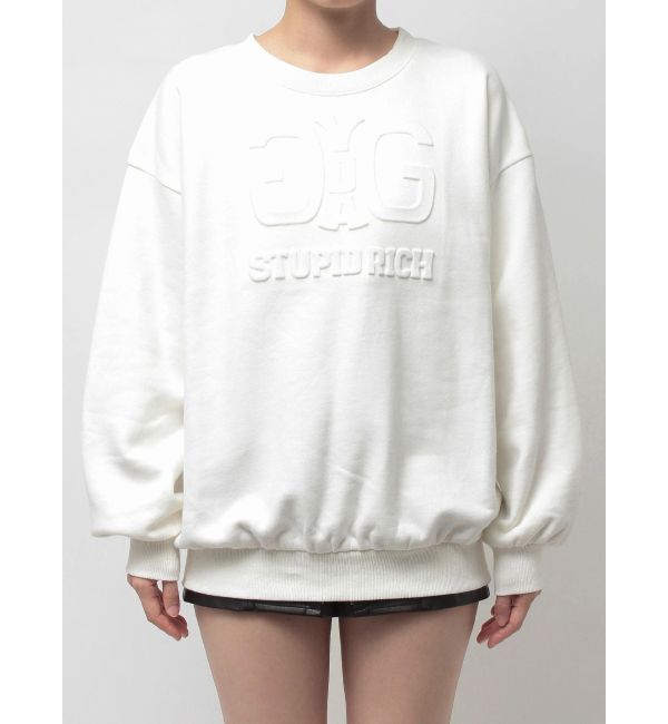 GYDA「Symmetry GYDAロゴembossトップス」|スウェット・ジャージ|